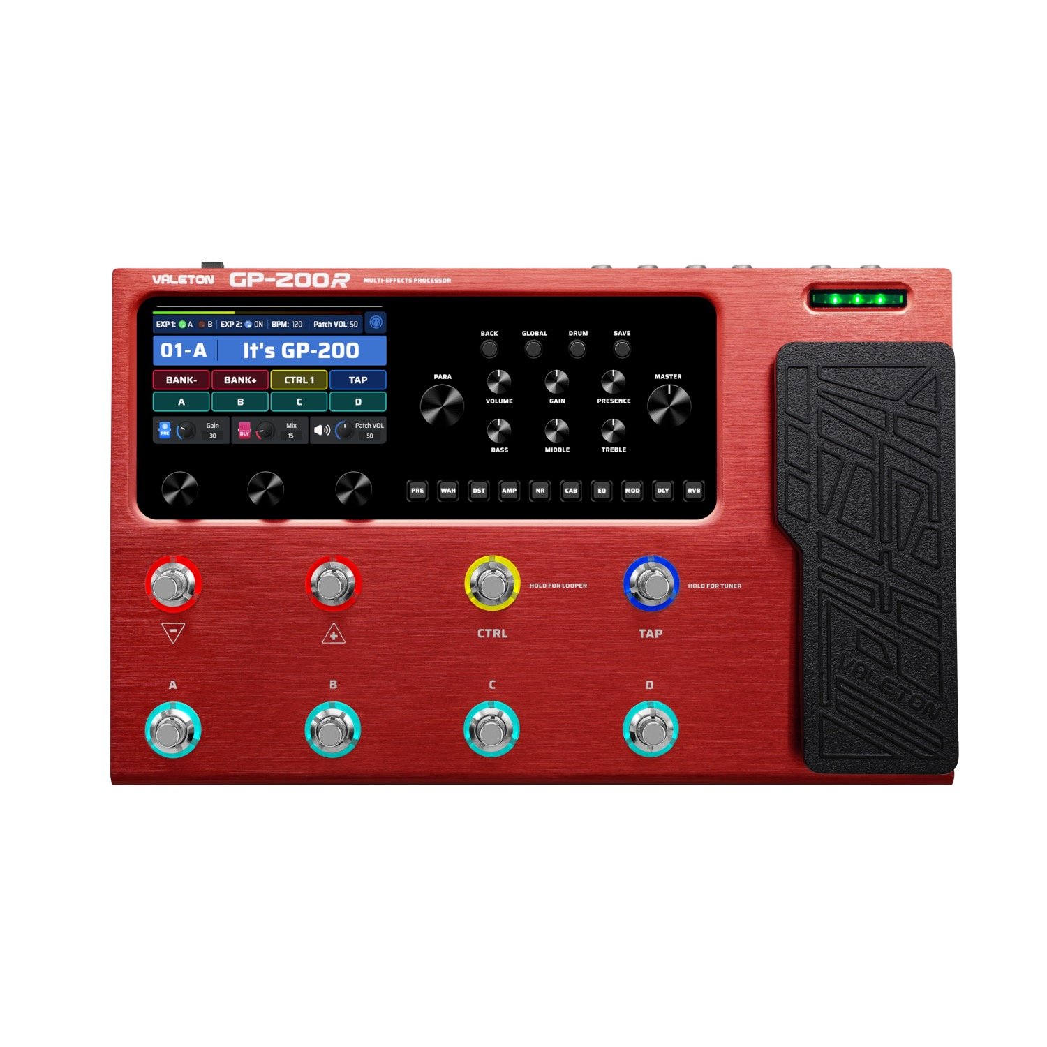 Valeton-GP-200-R1.jpg Pedalera de Guitarra Valeton Gp200 R - Image 1