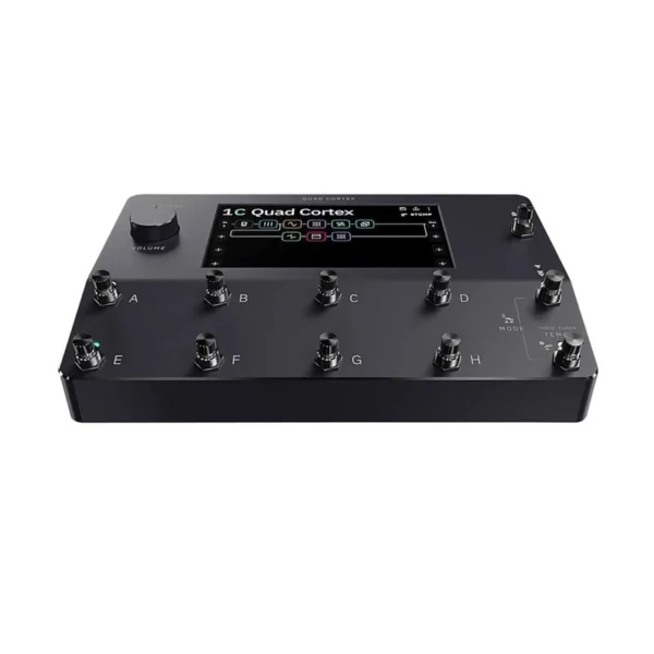 Pedalera Neural DSP Quad Cortex con tecnología Neural Capture.