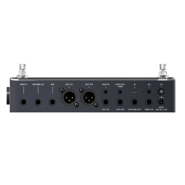 Neural DSP Quad Cortex Mini procesador digital con pantalla táctil de 7 pulgadas.